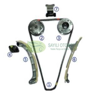 Zincir Seti Corolla 2011- 1.33 1Nr (Vvt Dişlili)