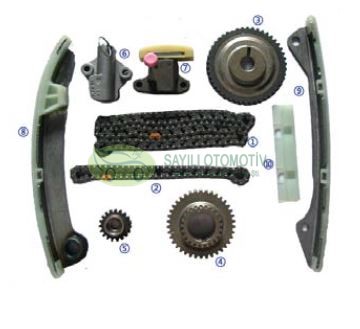 Zincir Seti Qashqai 07- 2.0 Benzın