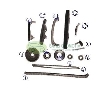 Zincir Seti Pajero 2.6 Benzın 4G54