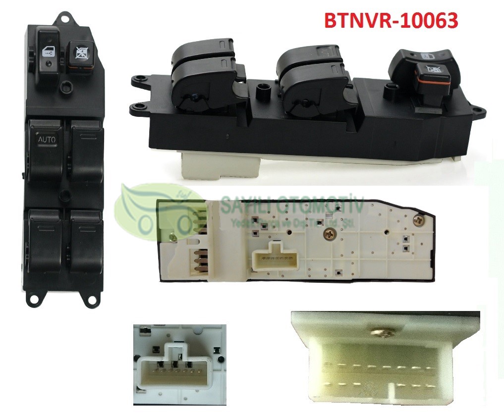 Cam Düğmesi Corolla 1999-2001 Sol Dörtlü