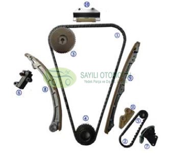 Zincir Seti Civic Type-R 03- K20A2  K20Z4