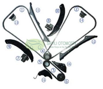 Zincir Seti Sonata 2005- 3.3 Genesis 3.8 V6