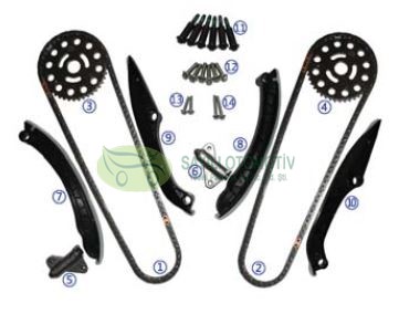 Zincir Seti Navara 2011- 3.0 Dizel V6