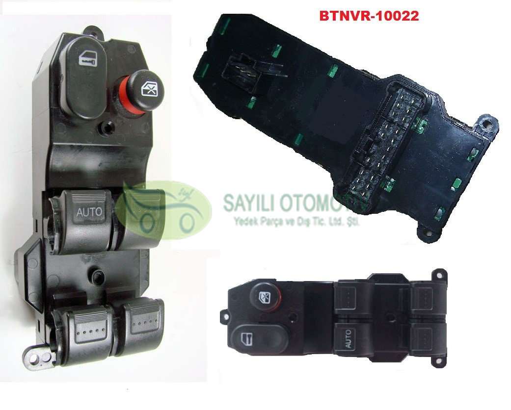 Cam Düğmesi Jazz 2002-2007 Ön Sol Dörtlü (6 Tuşlu)