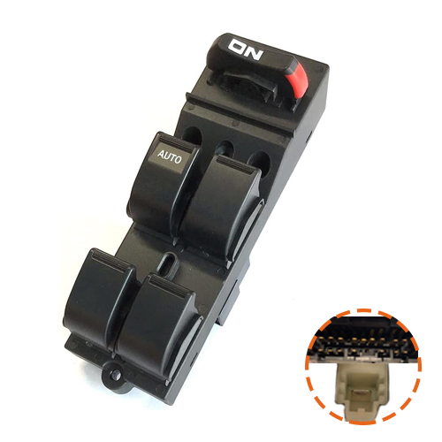 Cam Düğmesi Civic 1996-2001 Ön Sol Dörtlü