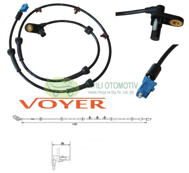Abs Sensörü Primera 2002-2007 Ön Sol