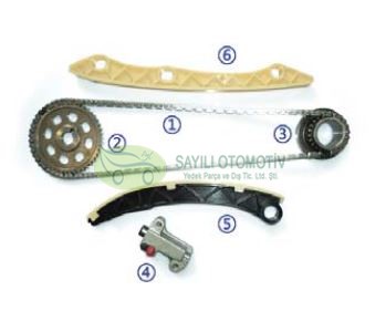 Zincir Seti Civic 07- 1.6 1.8 R16 R18 (6 Parca)
